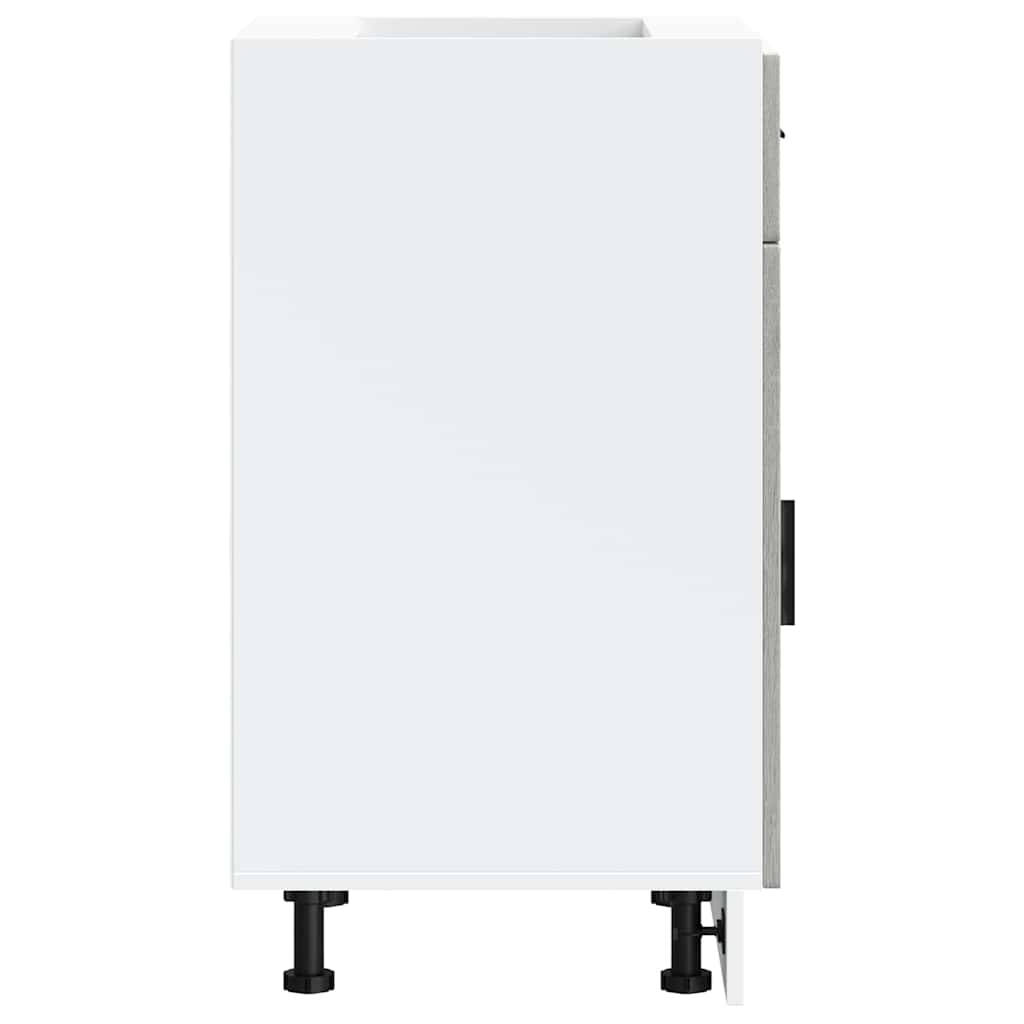 Kitchen Base Cabinet Porto Grey Sonoma Engineered Wood